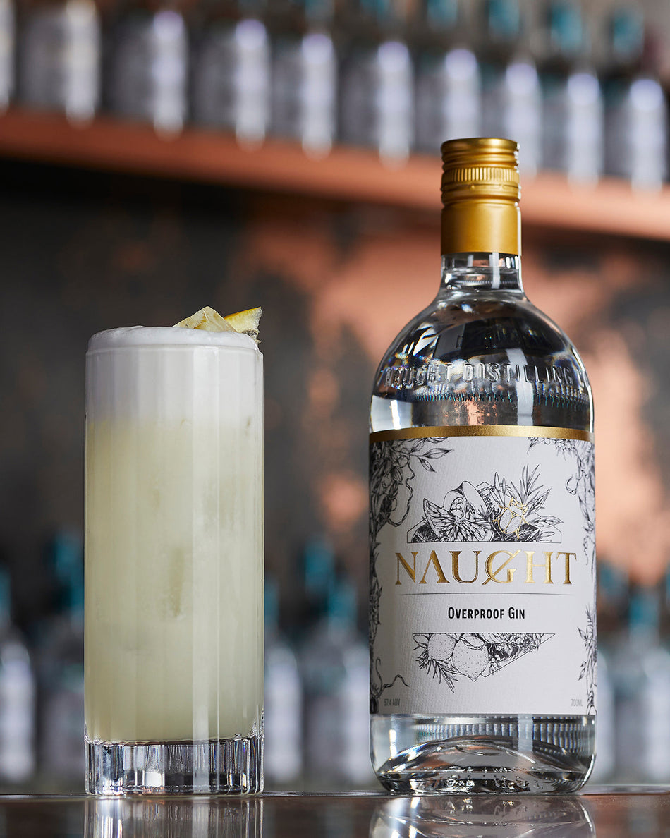Naught Gin Fizz Recipe with Naught Overproof Gin | Naught Gin – NAUGHT GIN