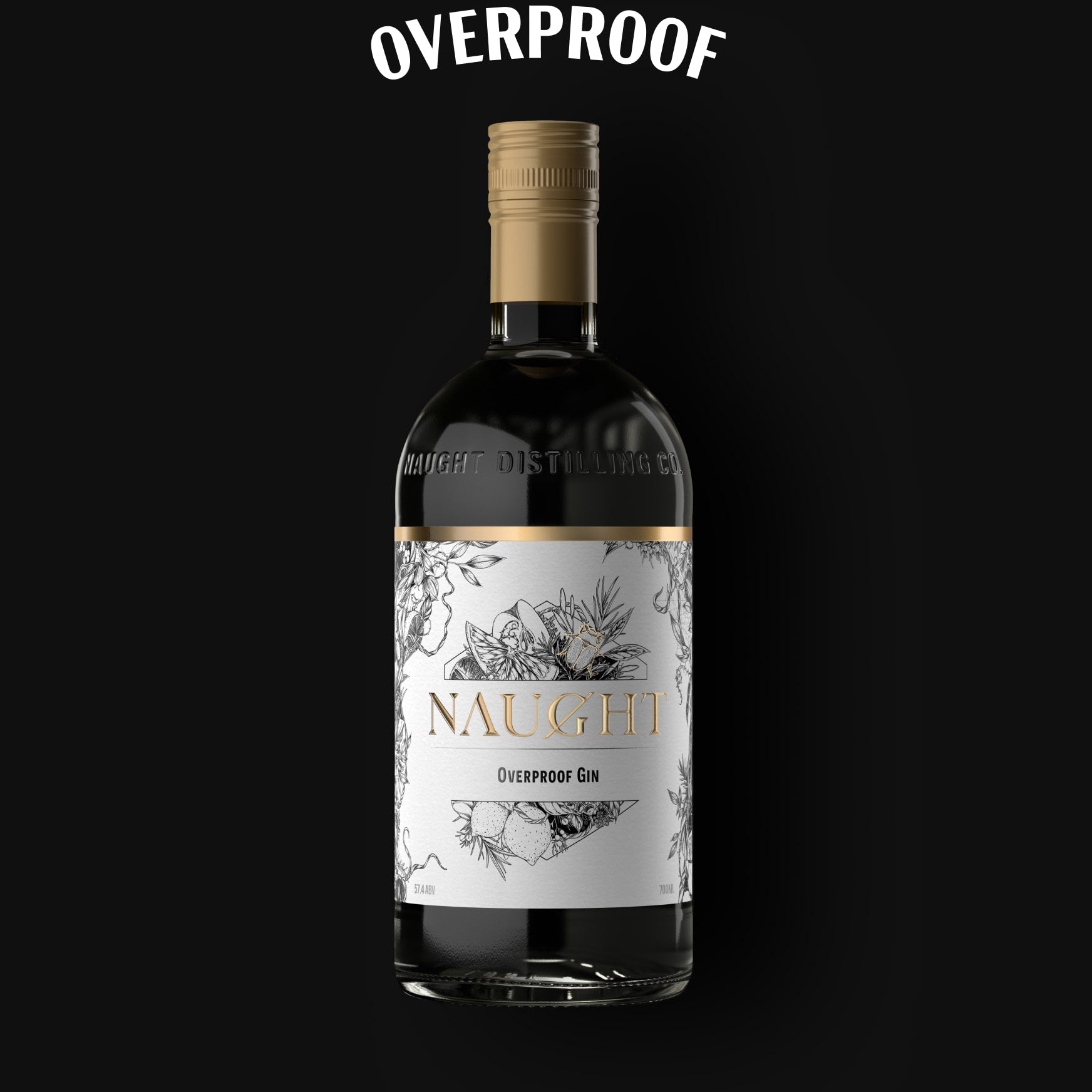 NAUGHT OVERPROOF GIN