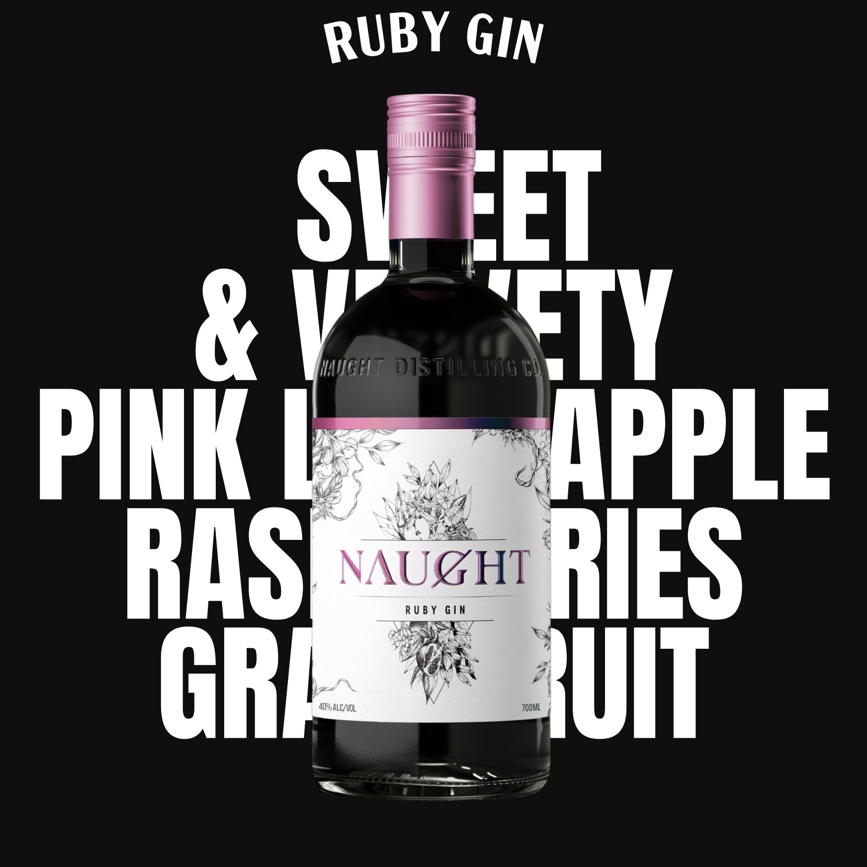 NAUGHT RUBY GIN