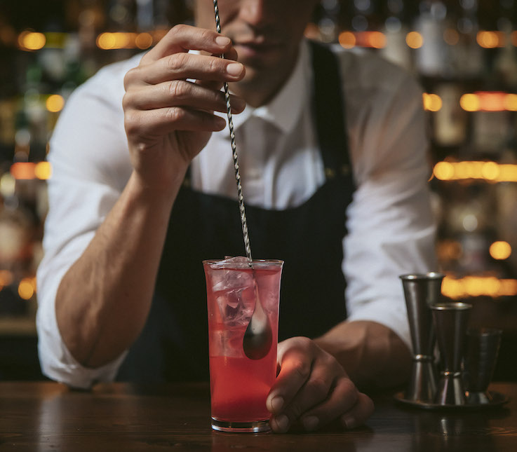 Rosella & Grapefruit Collins
